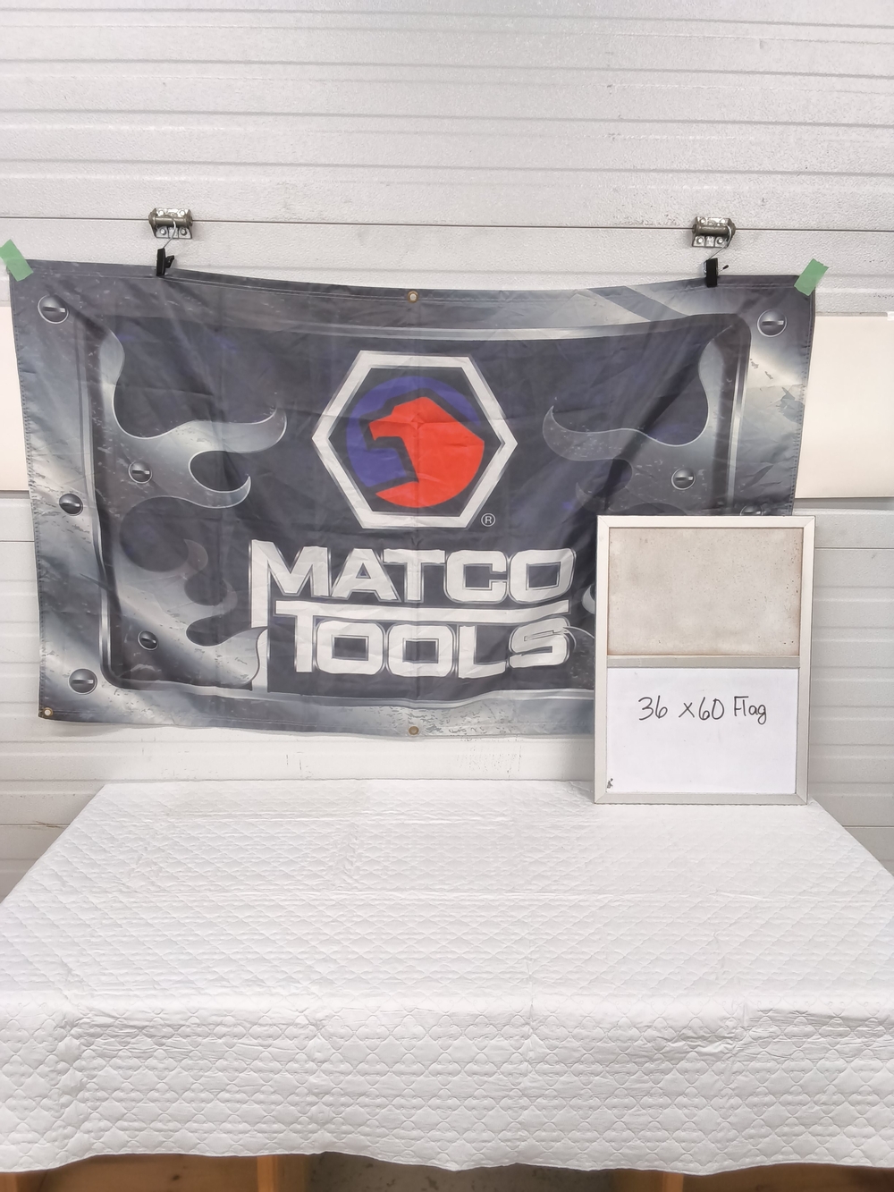 Authentic "Man Cave" Matco Wall Banner Flag - Logo Decor - Picture 2 of 4